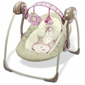 Boppy Rock in Comfort Travel Swing - Pink