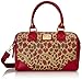 Hello Kitty Berry and Brown Leopard Mini Convertible Top Handle Bag