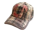 True Religion - True Religion Brand Plaid Horseshoe Cap -- Dark Brown - Unisex -- One Size Fit Most * 08 Newest Sports Collection *