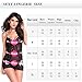 Dearlovers Mesh See Through Mock Neck Bodysuit X-Large Black