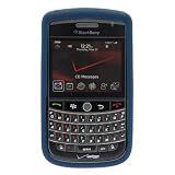 Original OEM Dark Blue Rubber Soft Silicone Skin Case for Verizon Sprint RIM Blackberry 9630 Tour