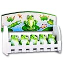 FROG 3-D Majolica Spice Rack & Jars *NEW*