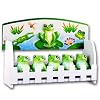 FROG 3-D Majolica Spice Rack & Jars *NEW*
