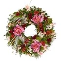 16" Sanibel Rose Preserved Floral Wreath