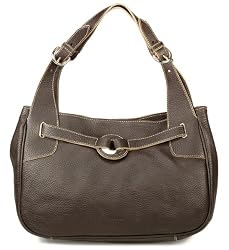 Furla Brown Pebbled Leather Medium Shoulder Bag 174902-BOB875Z