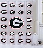 NCAA Georgia Bulldogs 7-Piece Frosty Bathroom Set