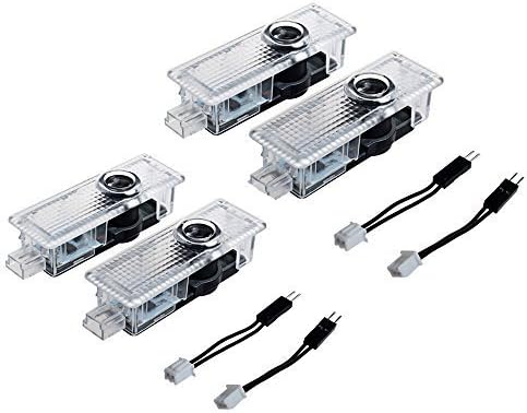 Aucos® 4 x 12V Door Welcome LED Lights Ghost Shadow Lamp for Car Laser Logo Projector For BMW 3 5 6 7 Series M3 M5 X3 X5 X6