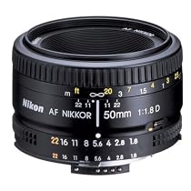 Nikon 50mm f/1.8D AF Nikkor Lens for Nikon Digital SLR Cameras