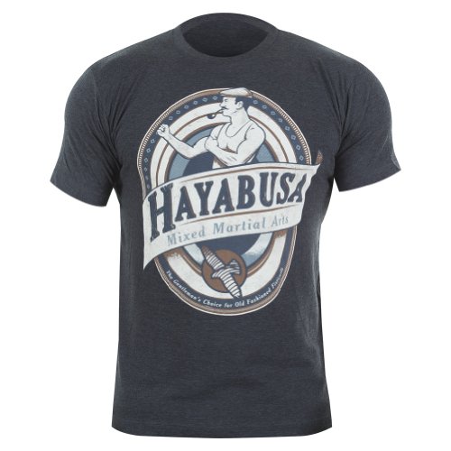 Hayabusa Official MMA Fisticuffs T-Shirts/Tee - Heather Blue