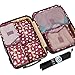 OEE 6 Set Travel Organizers Packing Cubes Luggage Organizers Compression Pouches