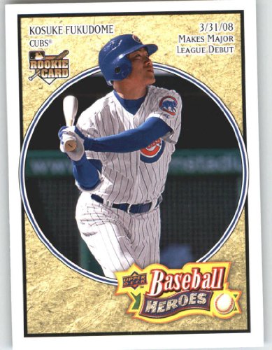 2008 Upper Deck Heroes #37 Kosuke Fukudome RC - Chicago Cubs (RC - Rookie Card) (Baseball Cards)