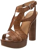 Nine West Women’s Merckie Platform Sandal,Brown,6.5 M US