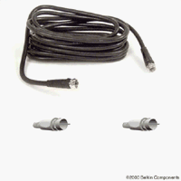 Belkin F8V302-06 6-Feet RG59 Coaxial Cable (Black) by Belkin