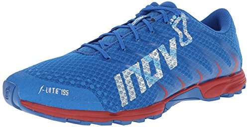 Inov-8 Men's F-Lite 195 Cross-Training Shoe,Blue/Chilli/White,9.5 M US