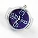 Youyoupifa Arabic Numbers Quartz Alloy Finger Ring Watch (Purple)