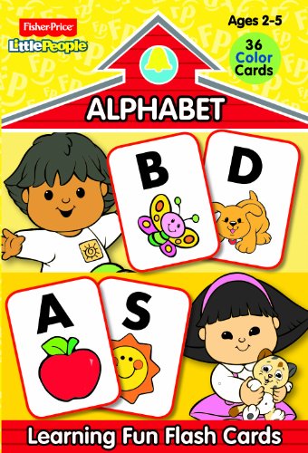 fisher price little people preschool flash cards alphabet