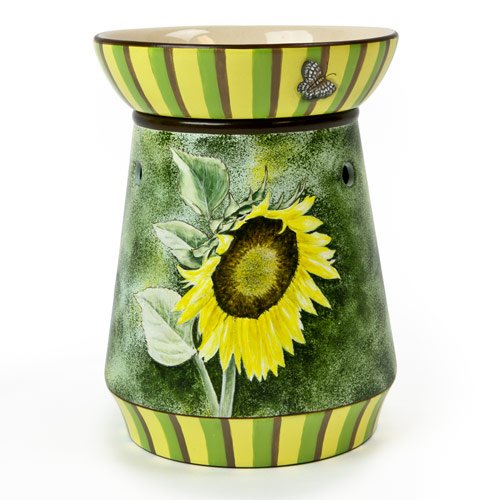 Tall Candle Warmer/ Sunflower