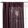 Alesandra Window Panel - Eggplant (44x84")