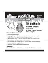 Home: Mr. Heater F220353 Base Camp Pro Series Tie-On Mantle for Indoor Propane Gaslights - Mr. Heater