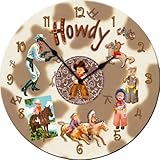 Dolce Mia Western Tots Cowboy Nursery Wall Clock - Sew Vintage