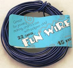 Fun Wire 22 Gauge Coil - Blueberry