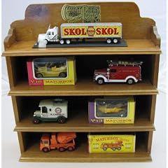 Matchbox Wand - Regal aus Holz f�r ca. 12 Modelle.