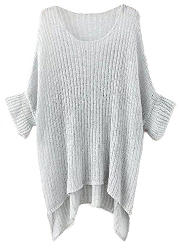 SheIn Women's Solid Lightweight Pullover Knit Sweater