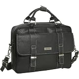 Kenneth Cole REACTION - Kenneth Cole Reaction Business and Luggage 4" Single Gusset Embossed Vinyl Zip-Top Portfolio