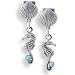 Sterling Silver Plated Seahorse Earrings Sterling Silver Plated Seahorse Earrings