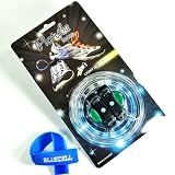 Bluecell Green Color LED Light Party Shoelaces Lace + Free Bluecell Cable Tie
