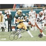 James Lofton Autographed Green Bay Packers (Green Jersey vs Bengals) 8x10 Photo