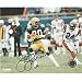 James Lofton Autographed Green Bay Packers (Green Jersey vs Bengals) 8x10 Photo