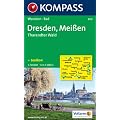 Dresden, Mei�en, Tharandter Wald: Wander- und Bikekarte. 1:50.000