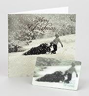3D Christmas Scene Gift Card