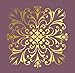 Large Wall Damask Faux Mural Design #1020 Stencil Size 12