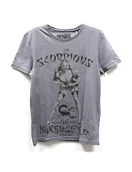 Apparel: Denim Junkie Mens T-Shirts Aged Scorpion Grey M