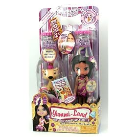 Yummi-Land Ice Cream Pop Girl - Rachel Raspberry Swirl and Paloma Pistachio Polar Bear