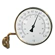 Conant Custom Brass Model T-6 Vermont Natural Brass Dial Thermometer