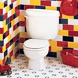 Baby Devoro Toilet Seat with Cover Finish: White