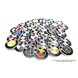 Bimmian ROUAA2705 Colored Roundel Emblems- 7 Piece Kit For Any BMW- 9pcs for Z3-Z4-... by Bimmian
