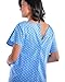 Smart Hospital Delivery Gown Blue Polka S/M