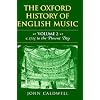 The Oxford History of English Music: Volume 2: c.1715 to the Present Day: C.1715 to the Present Day Vol 2