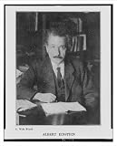 Historic Print (L): Albert Einstein / C. Wide World.