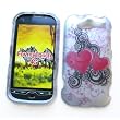 HTC myTouch 4G / myTouch HD (T-Mobile) Rubberized Snap On Protector Hard Case "Sweethearts" Design
