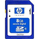 New-HP 8GB Class 4 SDHC Flash Memory Card - CN4905