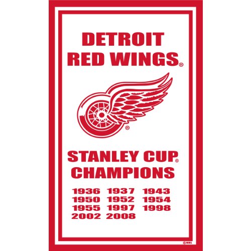Future Product Sales Detroit Red Wings 3X5 Replica Stanley Cup Banner 3X5