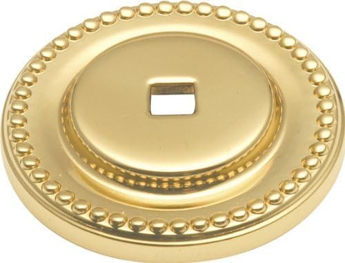 Hickory Hardware P44-03 Backplate Solid Brass 1 1/2 Dia.
