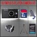 Olympus PEN E-PL3 Digital Camera (Black) W/14-42mm Lens + Huge Accessories Package Including 8GB SDHC Memory Card + High Capacity PS-BLS1 Replacement Lithium-Ion Battery + Hi-Speed SD Card Reader + Carrying Case + Table Top Tripod Kit