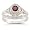 Antique-Style Ruby Wedding Ring Set
