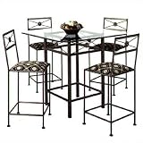 Grace N-24ARM Neoclassic Counter Stool w/ Arms